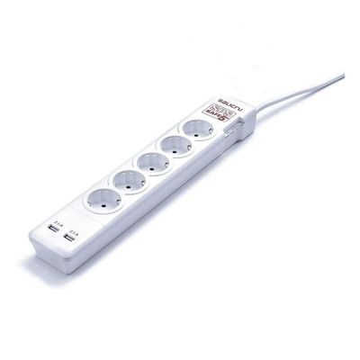 SPS Safe 5 extension cable - Saliru - Surge protector socket - 5 sockets + 2 USB