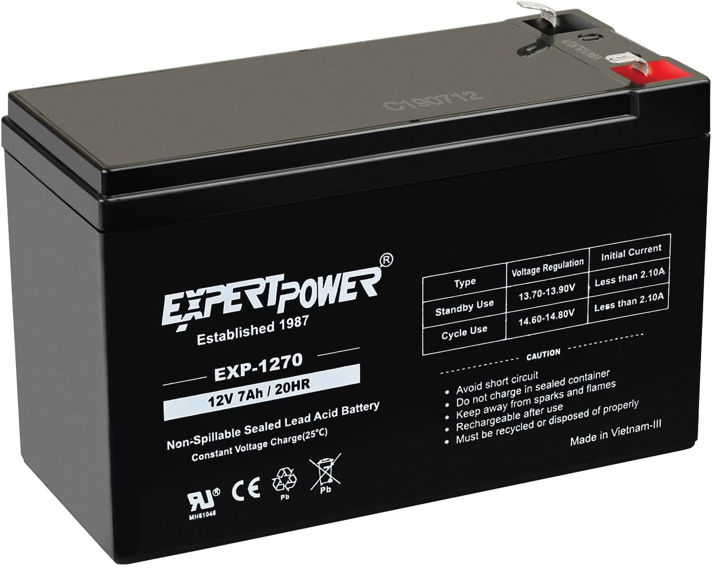 batteries 12v 7ah