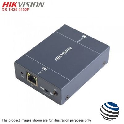 Répéteur PoE Hikvision DS-1H34-0102P - Entrée 1 port Sortie 2 ports pour relais de caméra IP