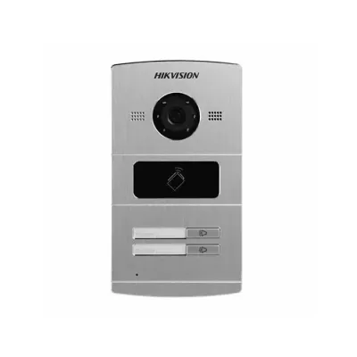 IP video intercom 2 doorbell button with 1.3Mpx camera and mifare proximity reader