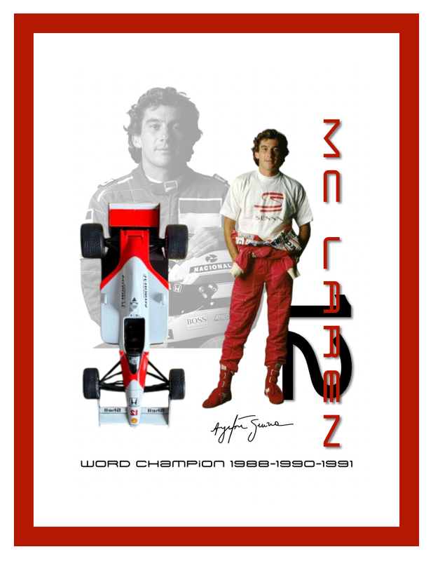 F1 MC LAREN A.SENNA WORLD CHAMPION 1:24