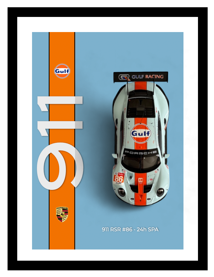 PORSCHE 911 RSR #86 24H SPA 1:18