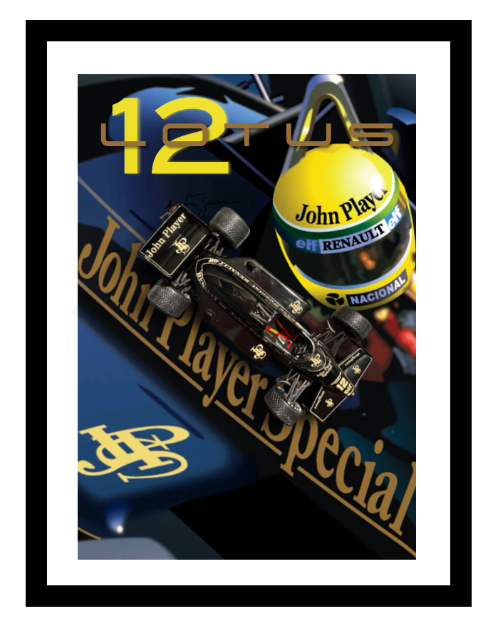 F1 LOTUS 97T #12 JPS  A.SENNA 1985 1:24