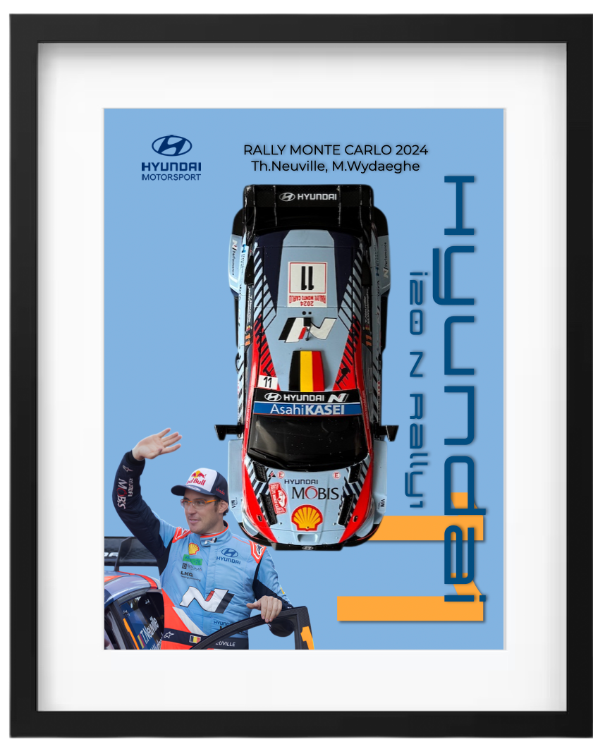 HYUNDAY I20 TH.NEUVILLE - WORLD CHAMPION 2024 1:18