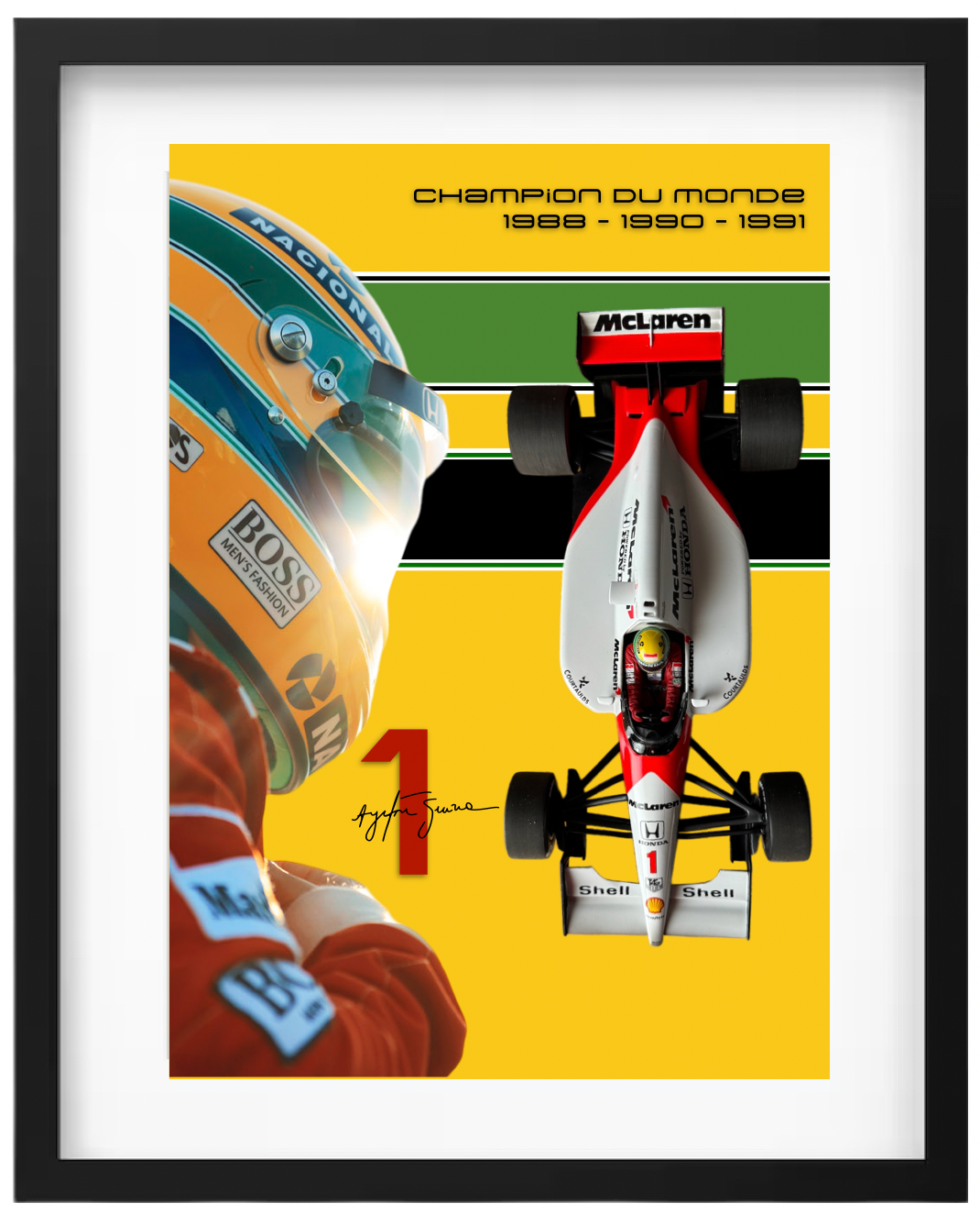 F1 MC LAREN AYRTON SENNA  1:18