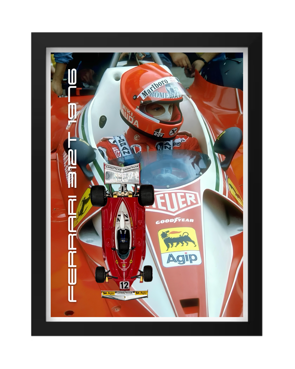 F1 FERRARI 312T NIKKI LAUDA 1:24