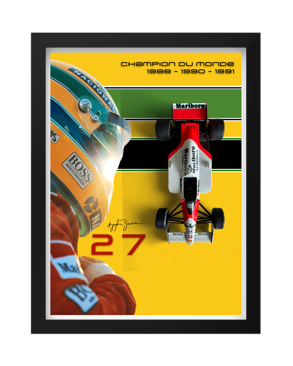 F1 MC LAREN A.SENNA #27 1988 1:24