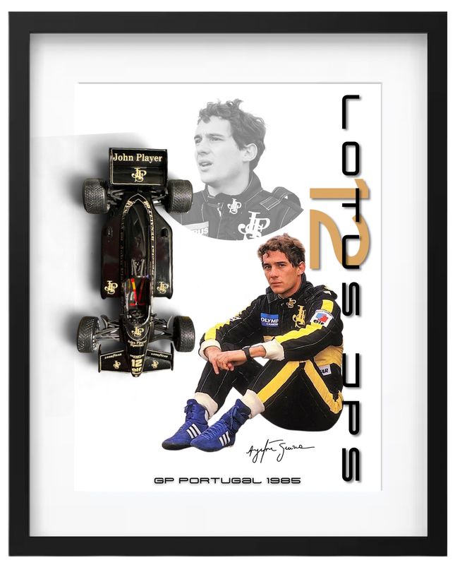 F1 LOTUS 97T #12 JPS  A.SENNA 1985 1:24
