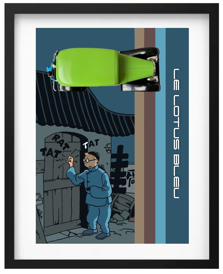 TINTIN LOTUS BLEU  1:24