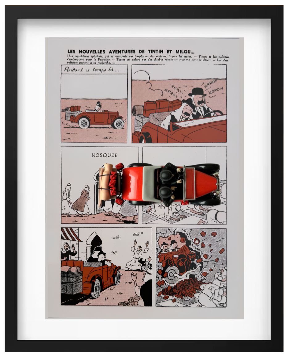 TINTIN AU PAYS DE L&#39;OR NOIR 1:24