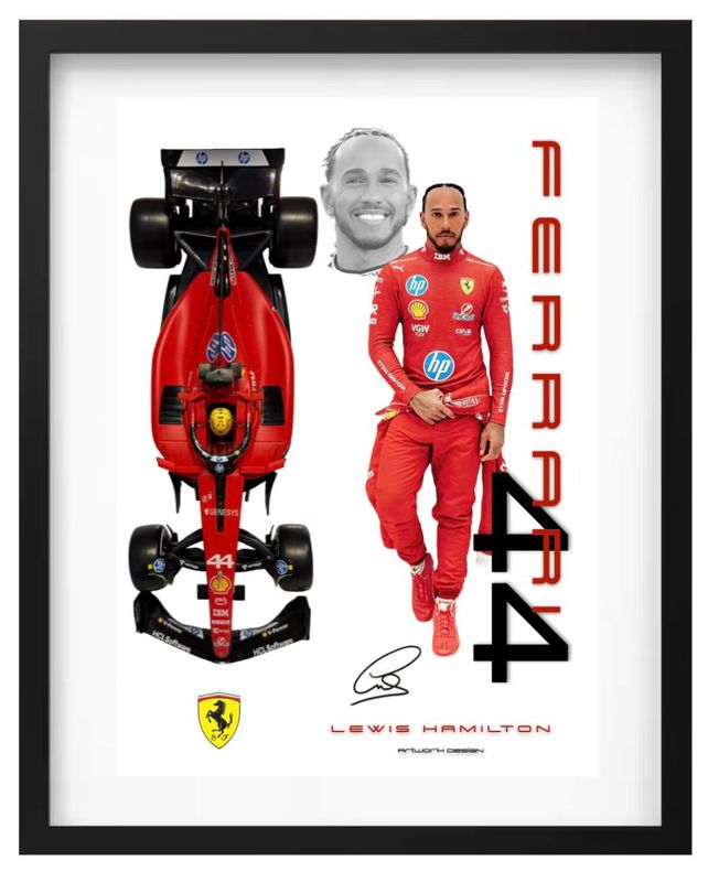 F1 FERRARI LEWIS HAMILTON 2025 1:18
