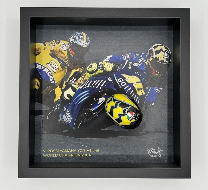 CASQUE #46 V.ROSSI  WORLD CHAMPION  2004 1:5