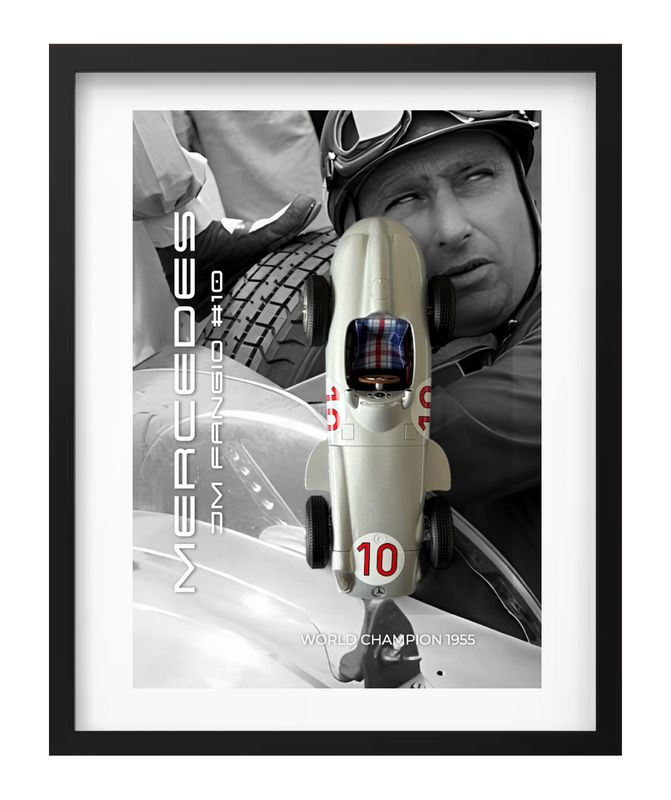 MERCEDES JM FANGIO 1955 WORD CHAMPION 1:18