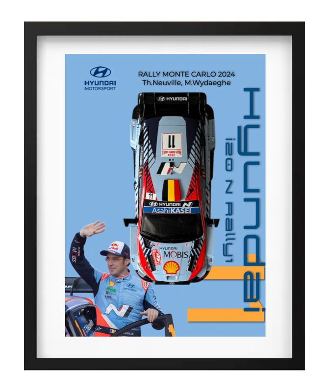 HYUNDAY I20 TH.NEUVILLE - WORLD CHAMPION 2024 1:18