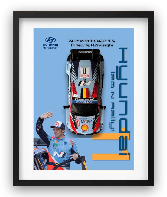 HYUNDAY I20 TH.NEUVILLE - WORLD CHAMPION 2024 1:18