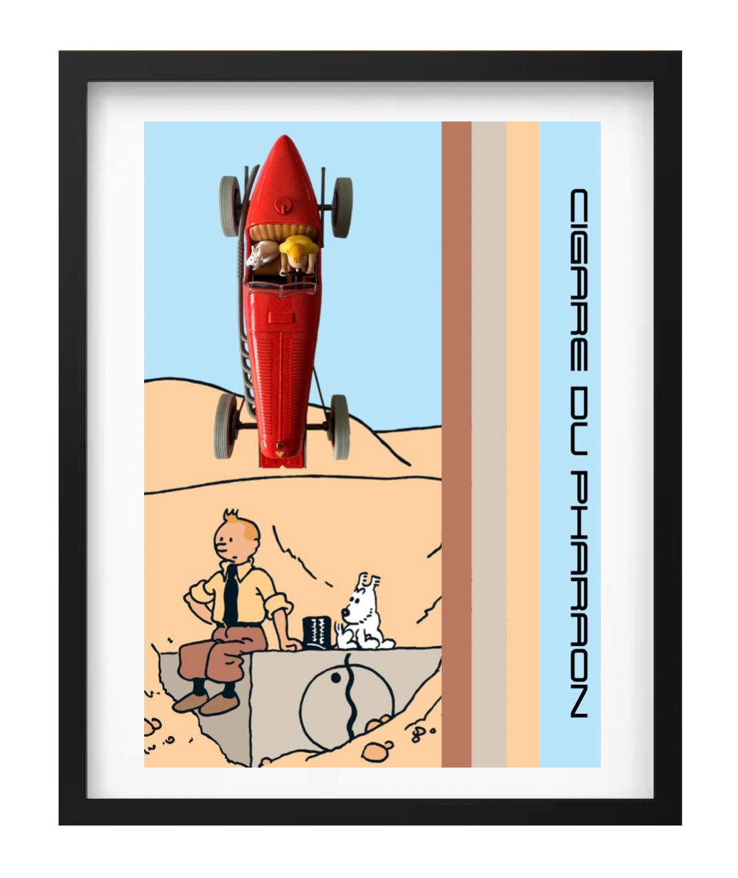 TINTIN LES CIGARES DU PHARAON 1:24