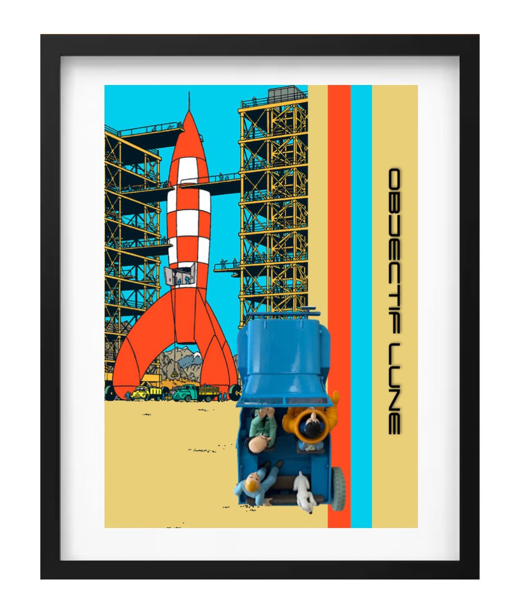 TINTIN OBJECTIF LUNE 1:24