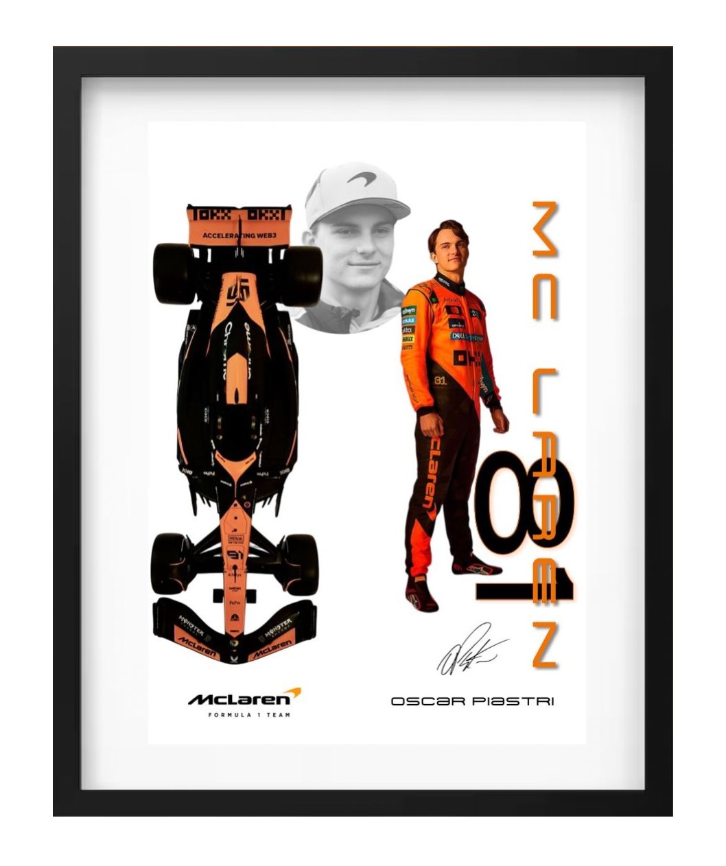 F1 MC LAREN O.PIASTRI  1:18