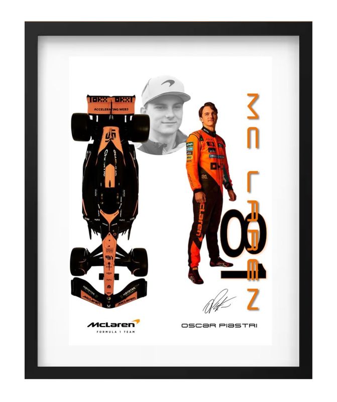 F1 MC LAREN O.PIASTRI  1:18