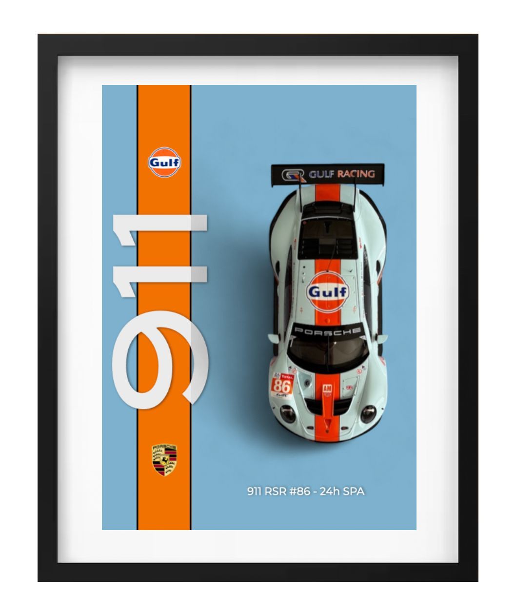 PORSCHE 911 RSR GULF 1:18