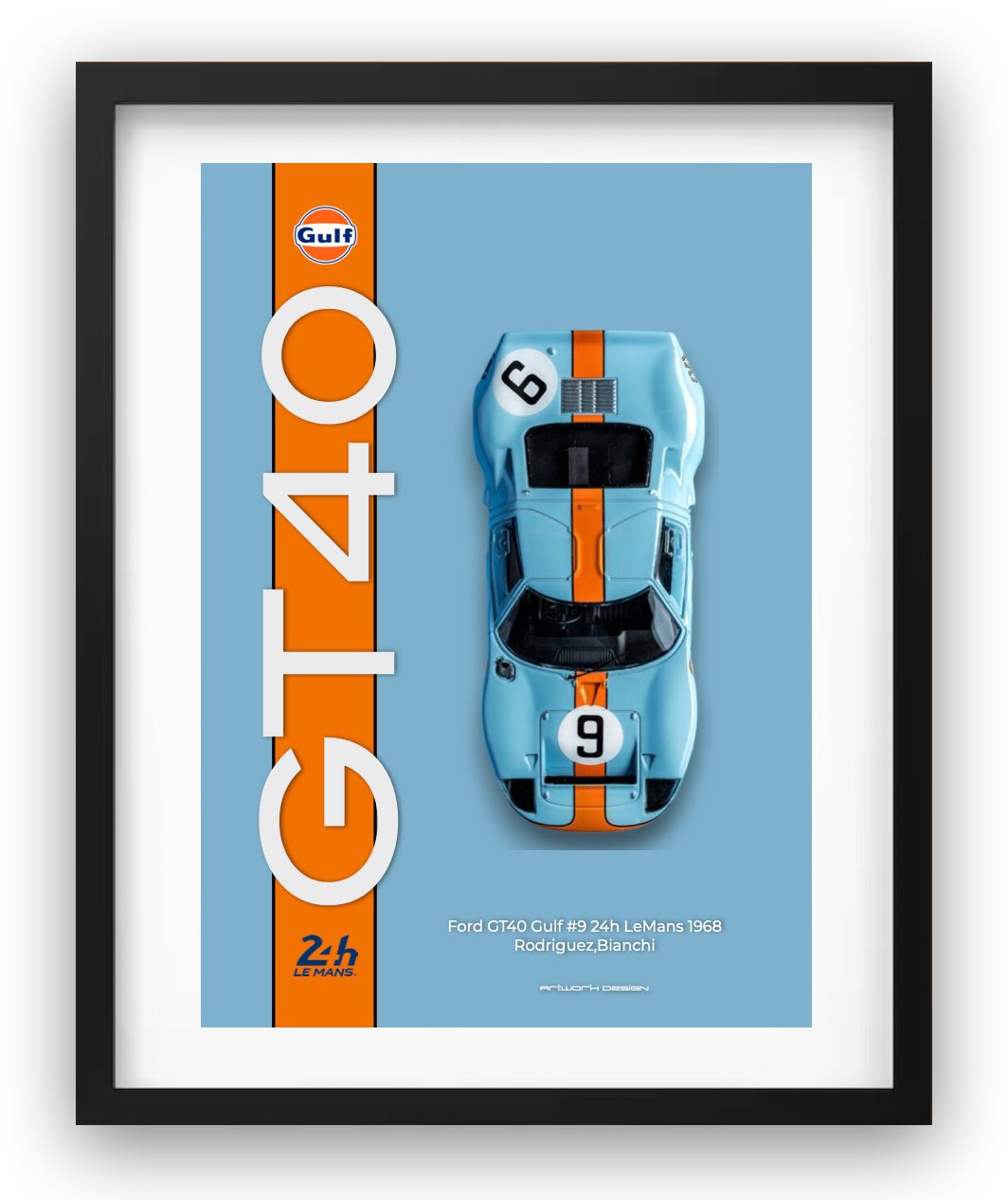 FORD GT40 BIANCHI 1:18