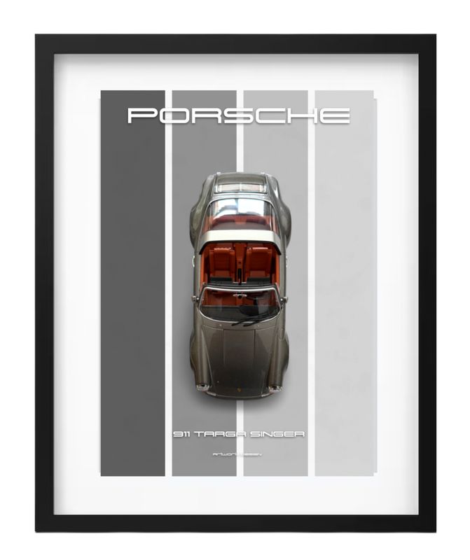 PORSCHE 911 TARGA SINGER  1:18