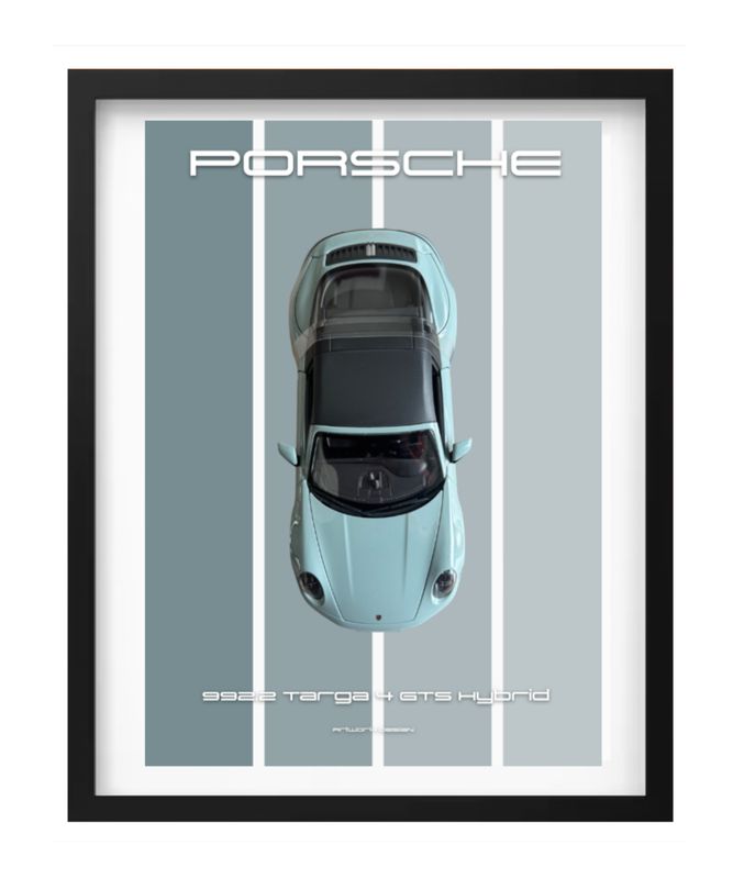 PORSCHE 992 TARGA HYBRID 1:18