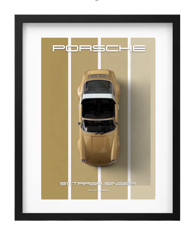 PORSCHE 911 TARGA SINGER  1:18