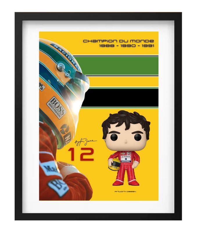 F1 POP (4)  Ayrton/Charles/Lewis/Max