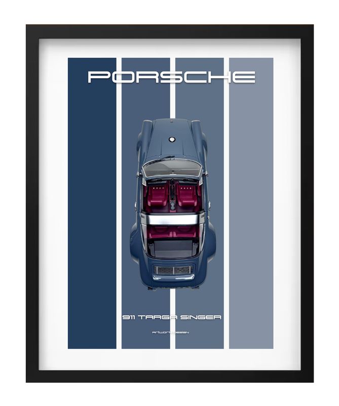 PORSCHE 911 TRAGA SINGER  1:18