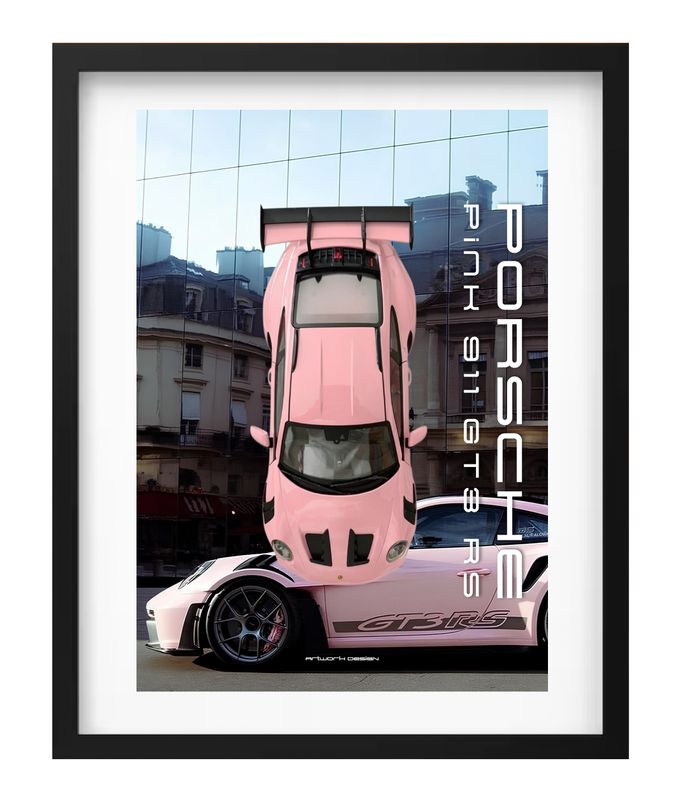 PORSCHE 992 GT3 RS PINK 1:18