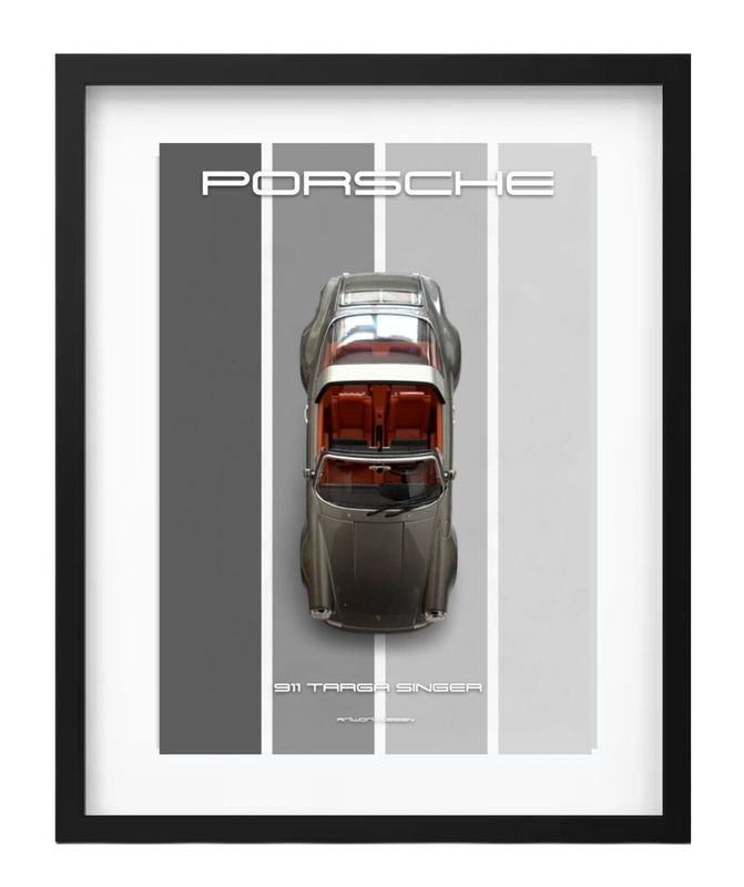 PORSCHE 911 TARGA SINGER (3) 1:18