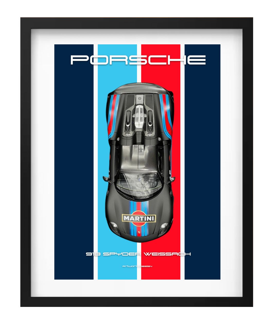 PORSCHE 918 SPYDER MARTINI 1:18