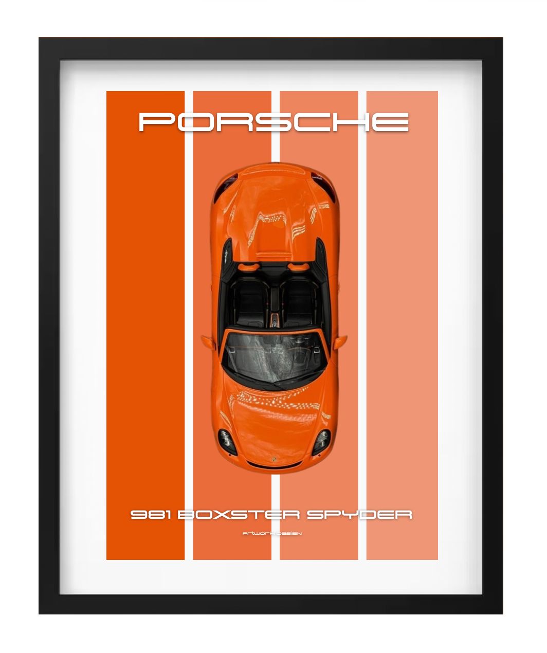 PORSCHE 981 BOXSTER SPYDER (2) 1:18