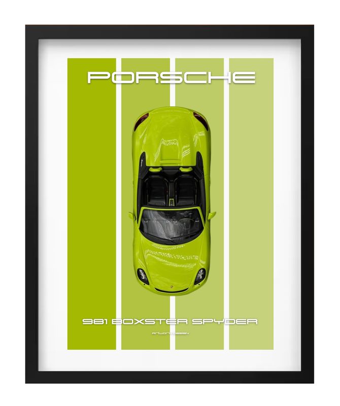 PORSCHE 981 BOXSTER SPYDER (2) 1:18