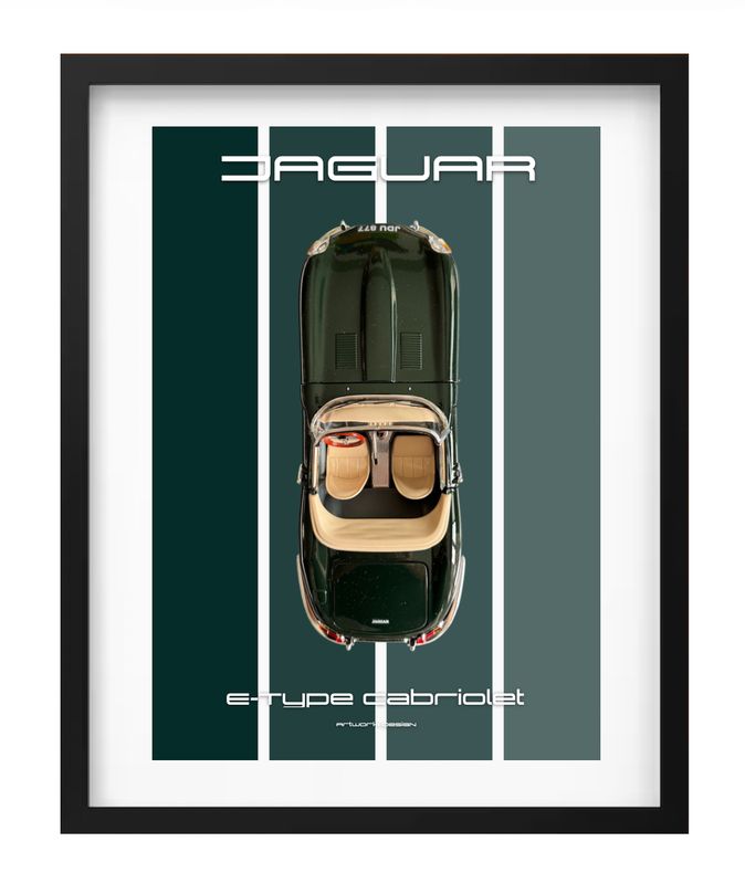 JAGUAR E-TYPE CABRIOLET 1:18
