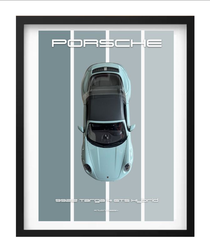 PORSCHE 992 TARGA GTS HYBRID (2) 1:18