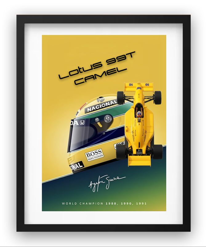 FORMULE 1 LOTUS CAMEL SENNA 1:24