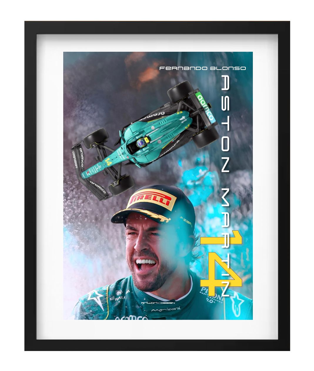 F1 ASTON MARTIN ALONSO 2025 1:24