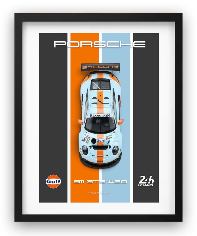 PORSCHE 911 RSR GULF #20 1:18