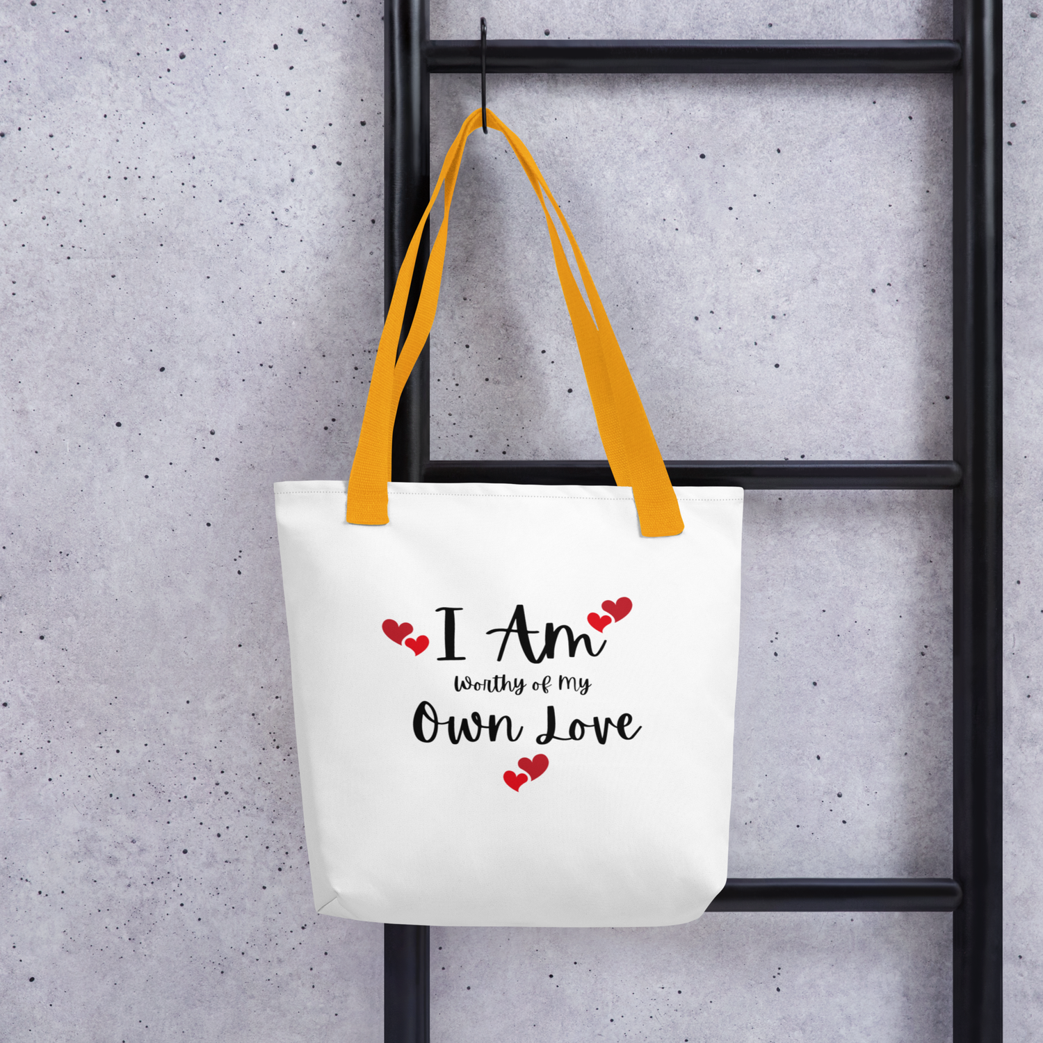 I am worthy of my own Love Tote bag