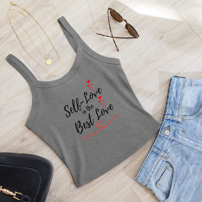 Self Love is the Best Love Crop Top