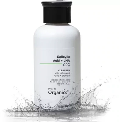 Dravida Organics 2% Salicylic Acid Face wash For Oily Skin - Oil Control &amp; Anti Acne For Men &amp; Women (100 ml) Face Wash  (100 ml)