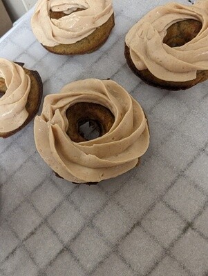 Rosie&#39;s peanut butter frosted dognuts