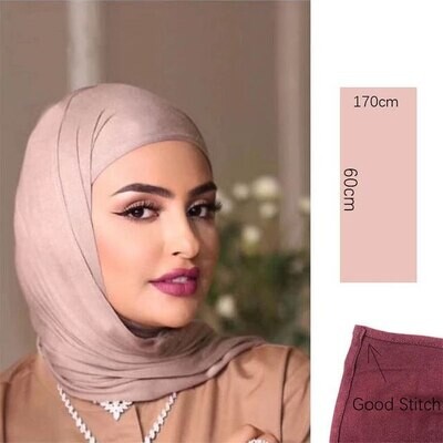 Cotton Jersey Shawl Soft Turban Head Wraps