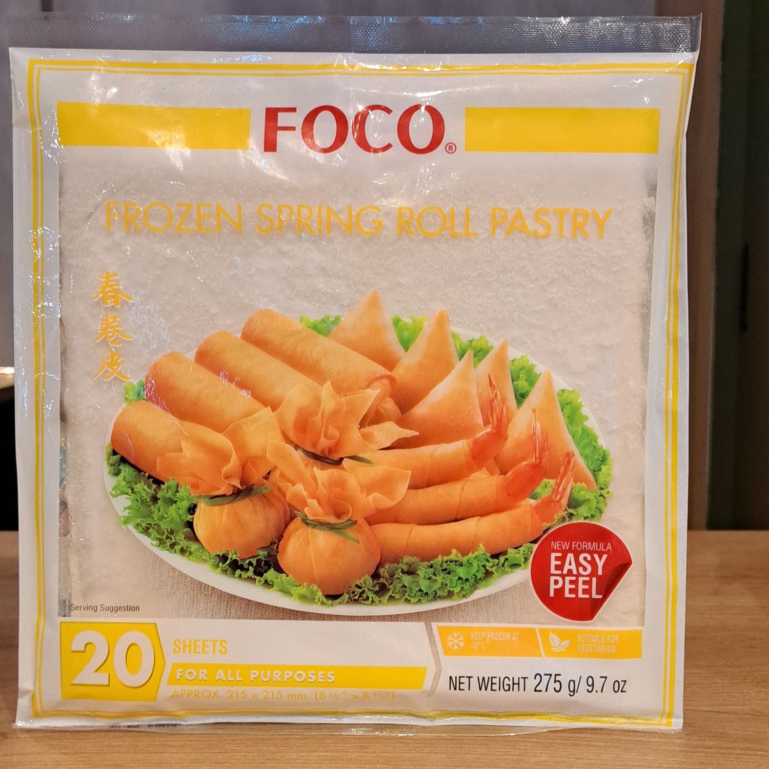 Foco Spring Roll Pastry 8.5”