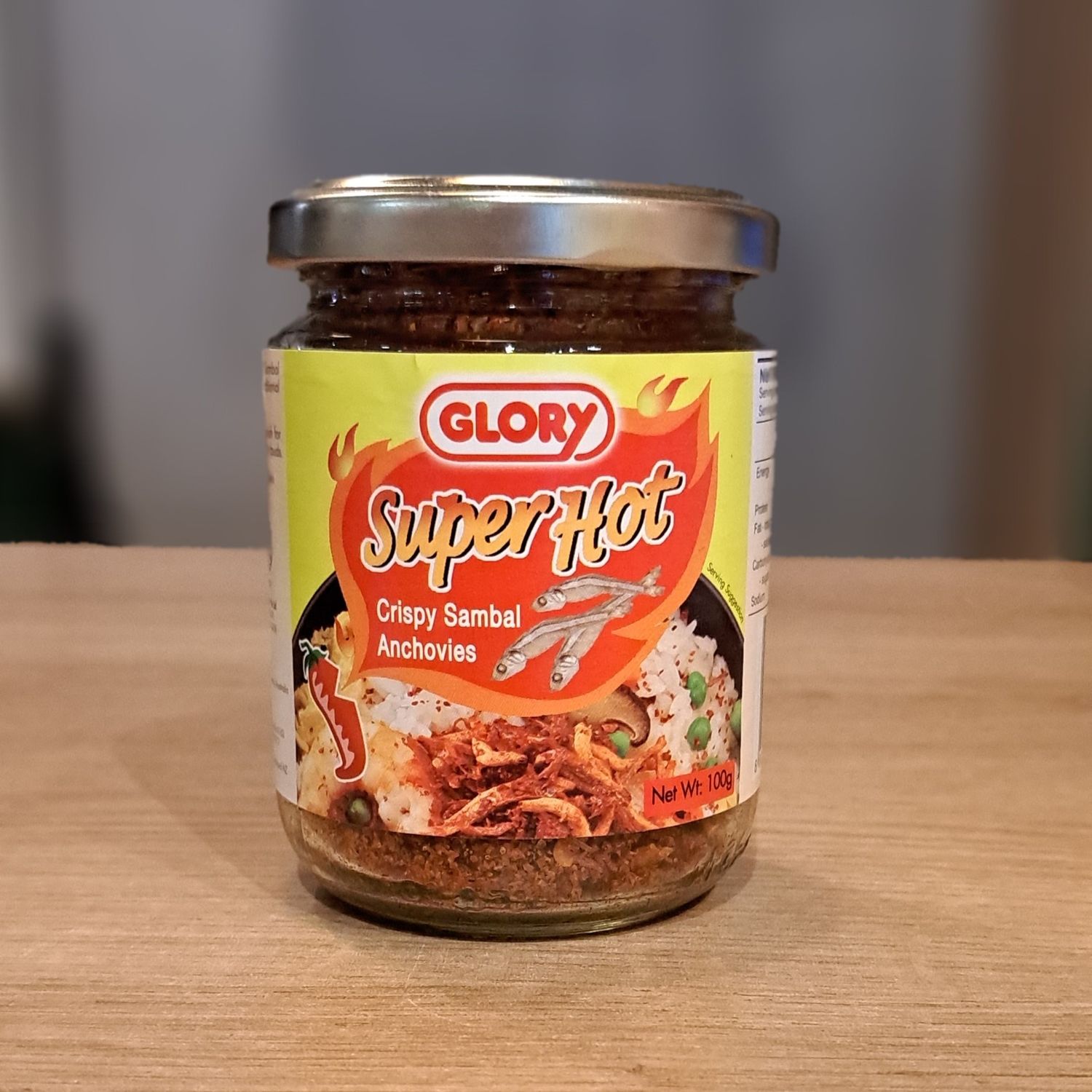Glory Crispy Sambal Anchovies (100g)