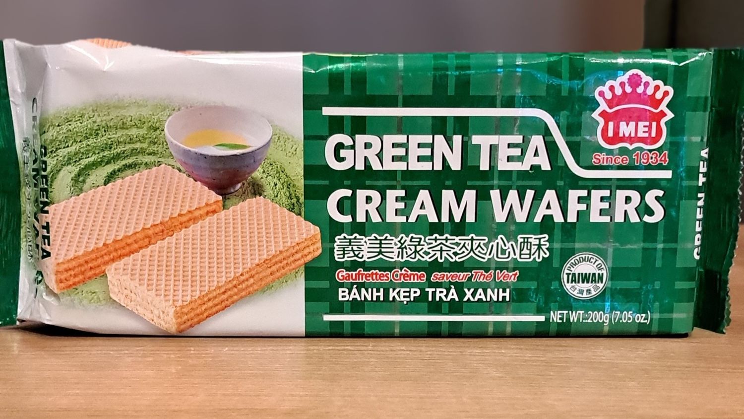 Mei Green Tea Cream Wafer (200g)