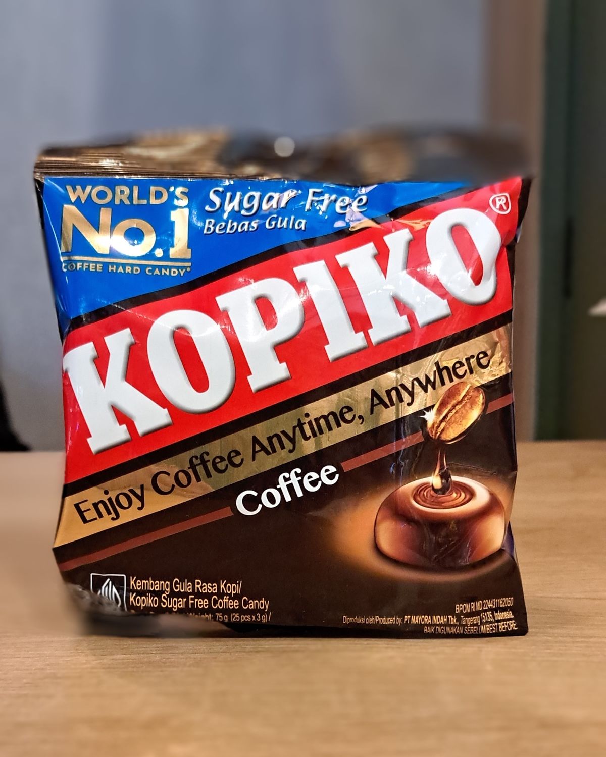 Kopiko Coffe Candy Sugar Free (75g)