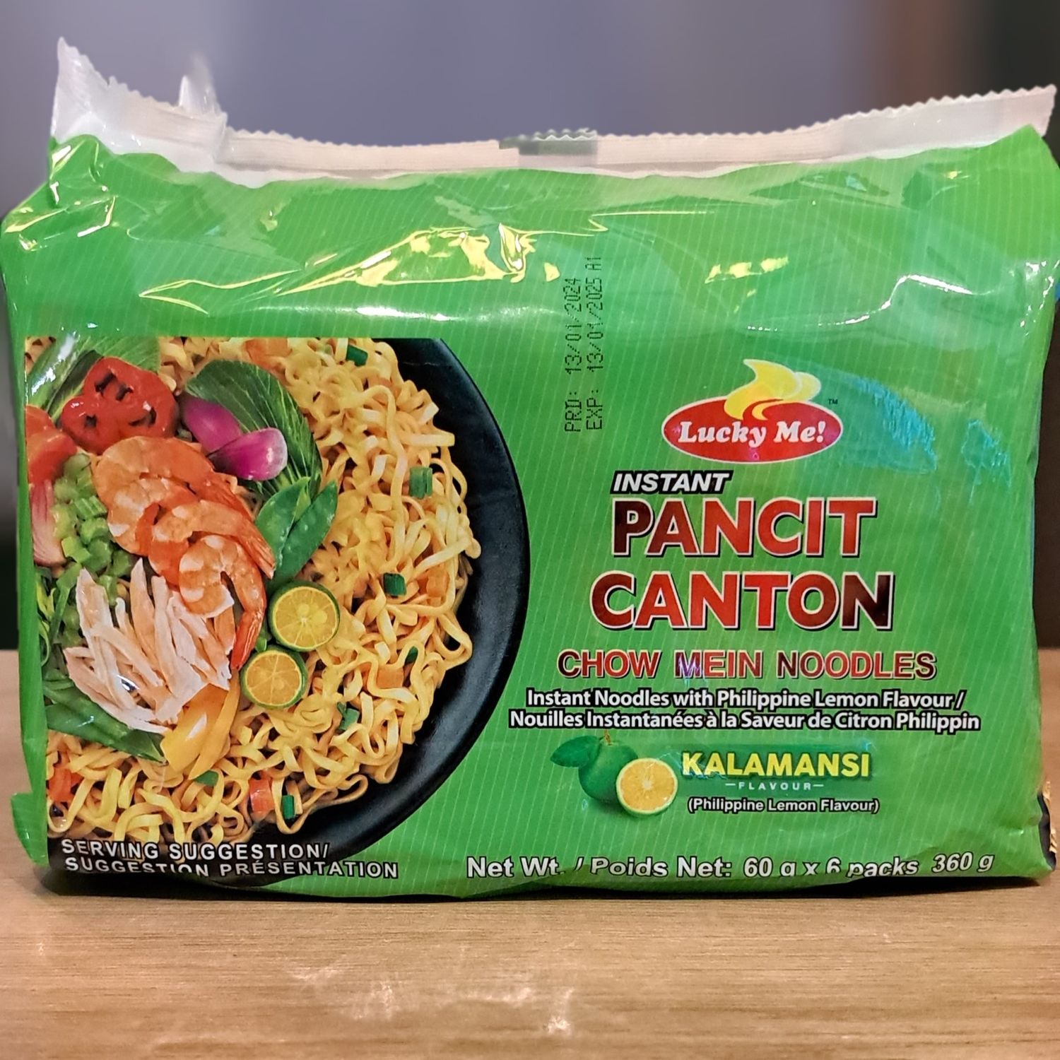 Lucky Me Pancit Canton Calamansi (60gx6)